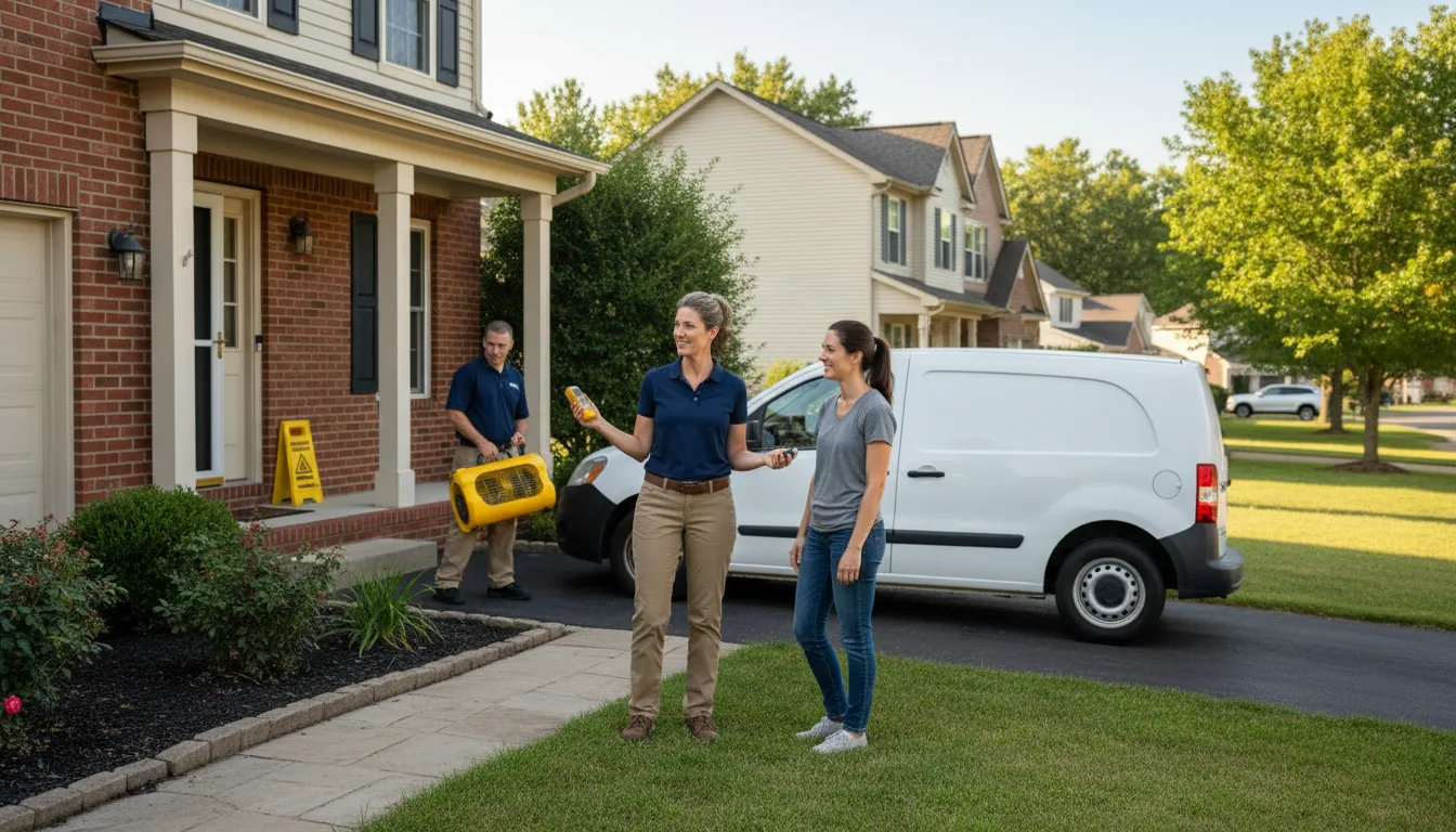 Residential water damage restoration in Mccammon, ID